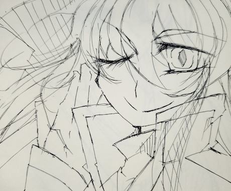 アナログイラスト描きます アナログイラスト、スキャンしたり色をお付けできます イメージ1