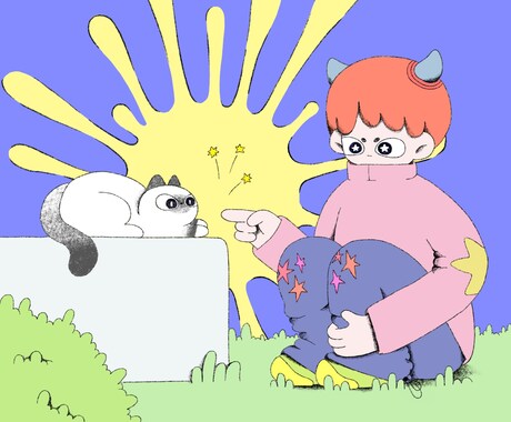 カラフルで可愛いイラストを描きます イメージ1