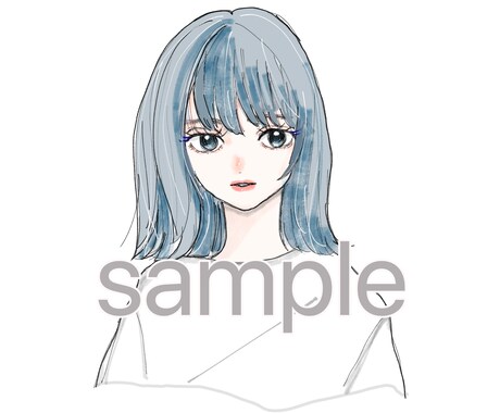 綺麗系、ふんわり可愛い系イラストお描きします 商用可！お写真を元に、イメージに合わせてお描きします。 イメージ2