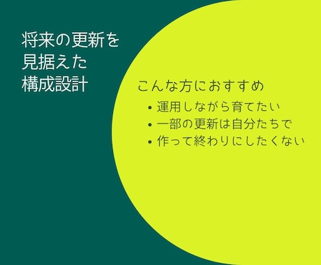 企業ホームページを更新しやすく制作します 〜運用しやすく、長く使える構成で制作〜 イメージ2