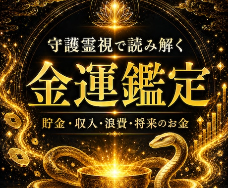 5,980円⇨500円で金運・お金の巡り全て視ます 貯金・浪費癖・収入UP・将来のお金｜あなたの本来の財運を霊視 イメージ1