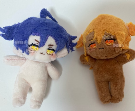 世界一可愛いオリジナルぬい作ります いつでも一緒に持ち歩けるストラップ型の顔だけぬい作ります イメージ2