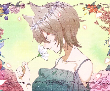 一枚絵を制作します 魅力的な一枚絵をお届けいたします。 イメージ1