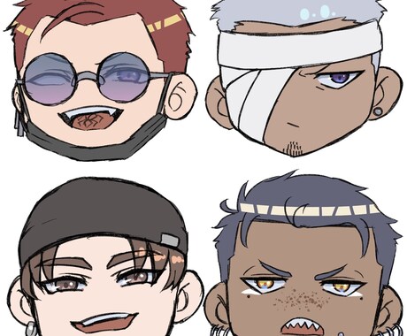SNSで利用できるアイコン描きます かわいいアイコンをお探しの方へ イメージ2