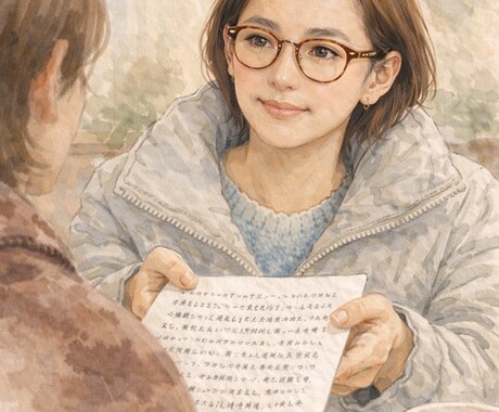 お話を聞いて、気持ちを文章にします まとまらない気持ちを文章にしてお渡しします イメージ2