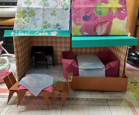お子さんが喜ぶような折り紙雑貨作品を作ります ご購入の際、紙の色を選べます！ イメージ2