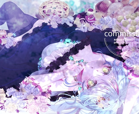 幻想的な雰囲気☆。.:＊・゜描きます ミニサイズから等身まで！！ご要望に最大限寄り添います イメージ1