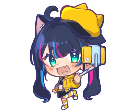 ぷにっと可愛い♡“推したくなる”ミニキャラ描きます SNSや配信を彩る、親しみやすい可愛いミニキャラをお届け！！ イメージ2