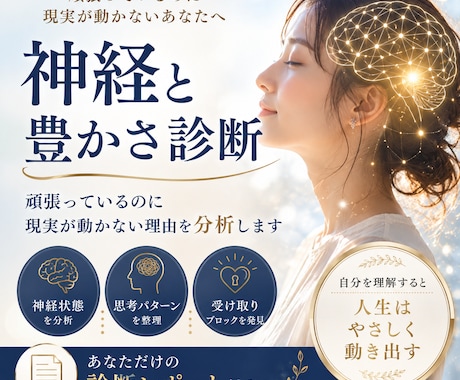 現実が動かない原因を分析します 神経状態とメンタルモデルから原因を分析します イメージ1