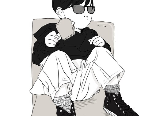 オシャレなイラスト描きます インテリアの一部として飾ってもらえたら嬉しいです イメージ2