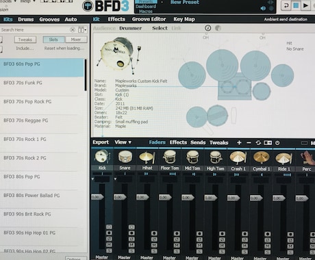 BFD3でリアルなドラムトラックを制作します リアルなドラムで楽曲やデモのクオリティーを上げたい方へ イメージ1