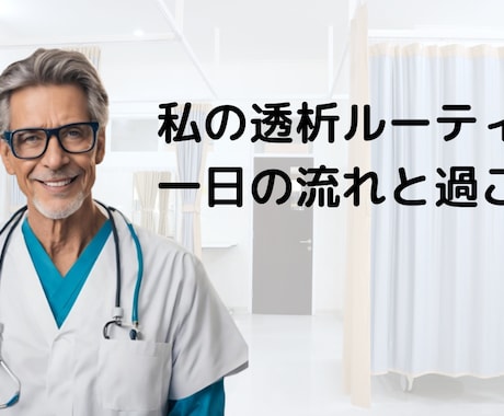 腎不全から人工透析への悩みと不安を解消します 現役人工透析患者による透析人生相談 イメージ1