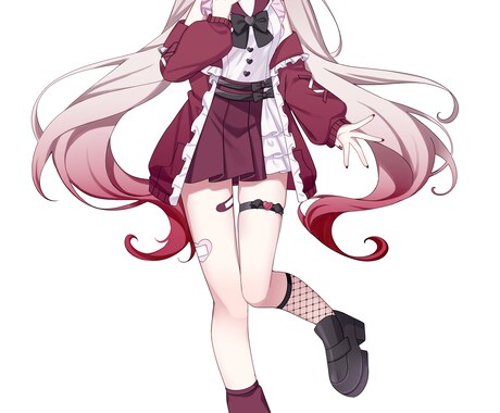 女の子の立ち絵・全身絵お描きします ♦追加料金なしで商用利用が可能です！ イメージ2