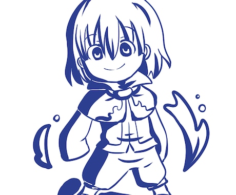 判子風キャラ描きます ＳＮＳアイコン等にいかがですか？ イメージ1