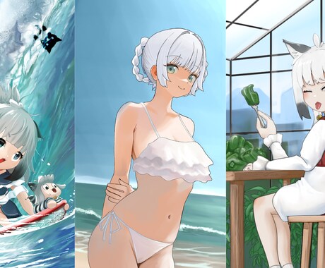 あなたの世界観を一枚で伝えるイラストを作成します Youtube・IRIAM・SNS用に！商用利用可！ イメージ2