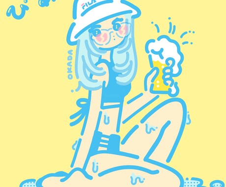 かわいいポップなイラストを作成します 多用途でポップ・かわいいイラスト描きます イメージ2