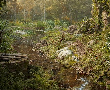 唯一無二の「自然背景アートワーク」制作します フォトリアルで高品質なデザイン イメージ2