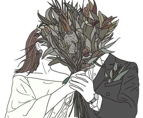 大切な人との思い出をイラストにします イメージ1