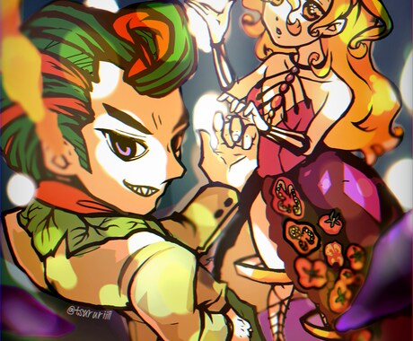 カッコよくて鮮やかなイラストを描きます イメージ1