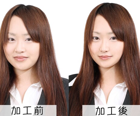 ハイクオリティな写真修正(レタッチ)をします ご満足頂くまで何度も修正させていただきます。 イメージ2
