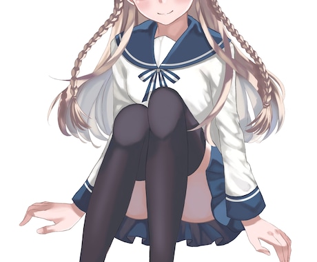 あなたの用途に合わせたかわいい人物イラスト描きます 一枚絵・立ち絵・背景ありなどご要望に応じた作品が手に入ります イメージ2