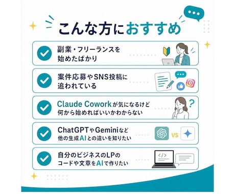 業務爆速化！ClaudeCowork活用法教えます プログラミング不要！AIがあなたの仕事を丸ごとサポート！ イメージ2