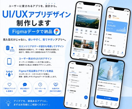 WEB、スマホアプリの設計からデザインまで行います イメージ1