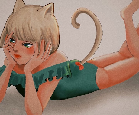 人物イラストを描きます 可愛い女の子やかっこいい男の子を描くのが得意です イメージ2