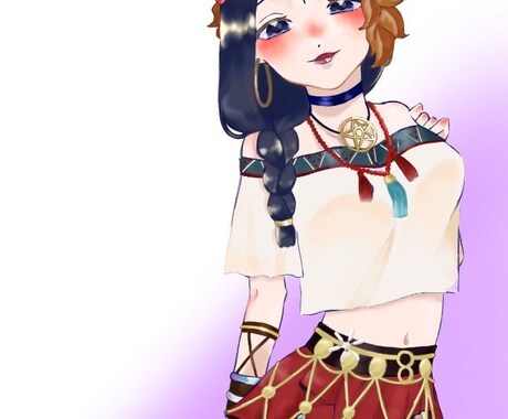 SNS用アイコン、ミニキャラ承ります SNS用アイコン、ミニキャライラストを厚塗り風にお描きします イメージ1