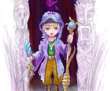 イラストを描きます 水彩画風タッチのデジタルイラスト イメージ1