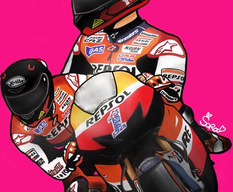 バイク乗りさん、バイク好きさんにおすすめします バイク乗りさんのアイコン描きます！ イメージ2