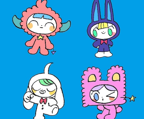 ゆるかわオリジナルキャラ制作します SNS・配信・グッズに使えるキャラ イメージ2