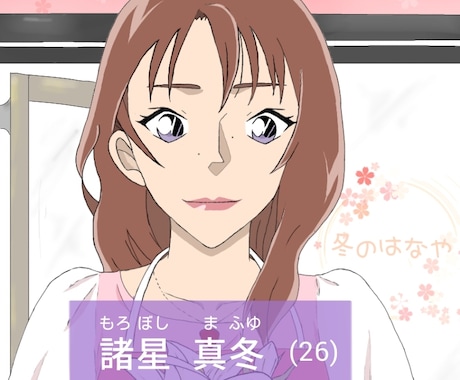 名探偵コナンの登場人物紹介風の似顔絵描きます コナン好きさんアイコン、プレゼントにいかがですか？ イメージ2