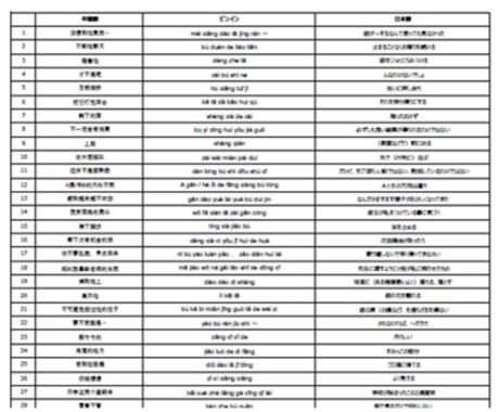 中級向けリアルな中国語日常フレーズ300提供します 使えて当たり前の300！カンペとして持っていて損なし！ イメージ2