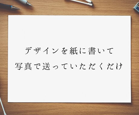 あなたの想いを”デザイン”にします 著作権料込み、最短3日で納品いたします! イメージ2
