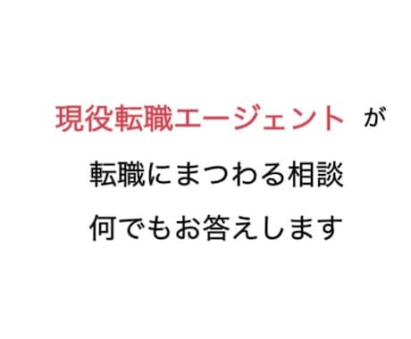 転職にまつわる全ての悩みを解決します ビズリーチSランク認定の現役エージェントが転職相談にのります イメージ1