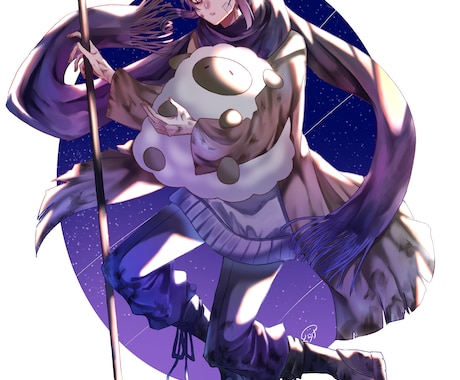 配信サイトサムネ・ASMR・立ち絵 等 描きます 【商用利用相談◎】イラスト/TRPG立ち絵 イメージ2