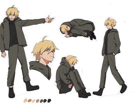 キャラデザやイメージスケッチ等創作のお手伝いします イラスト依頼経験多数、漫画のアシスタントもできます イメージ1
