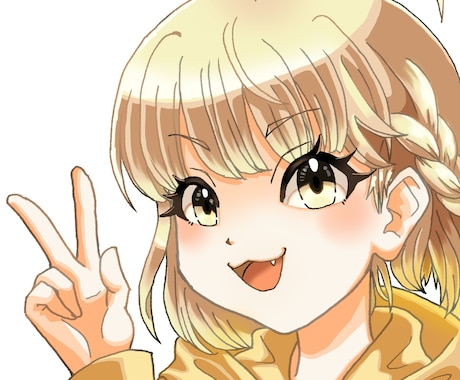 あなただけのSNSアイコン描きます アニメ塗り、水彩塗り、そのほかの絵柄にも対応。 イメージ2