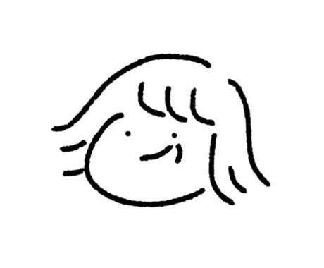 あなたのアイコンを描きます 顔だけのシンプルでかわいいゆるふわなアイコン⍤⃝♡ イメージ1