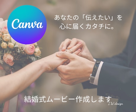 思い出を彩る結婚式ムービー制作いたします 写真とメッセージでつなぐ心あたたまる映像 イメージ1