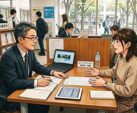 元企業研究者、現役人事が模擬面接、履歴書添削します 理系学生(学部、修士、博士)の面接サポート イメージ1