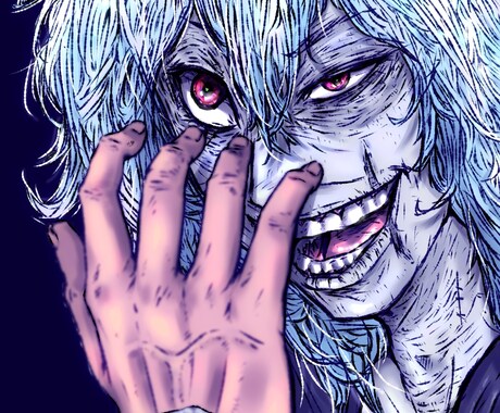 SNSなどアイコンイラスト描きます ibis paintを使用したイラストを作成します。 イメージ2