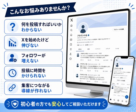 投稿〜集客まで！反応がとれるX運用をサポートします X運用を強化したい！｜投稿企画〜分析レポートまで対応 イメージ2