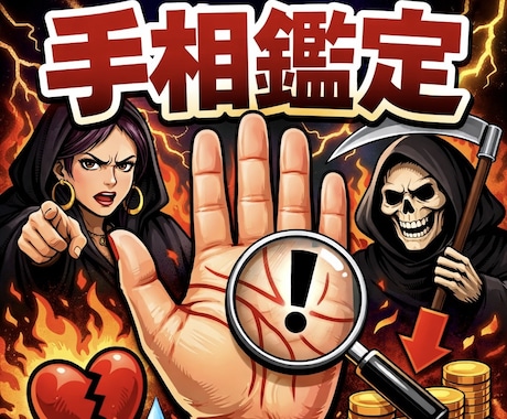 辛口♋手相占い！初回限定今だけ価格で占います 優しいだけの占いはしません。本気で運命変えたい方向け。 イメージ1