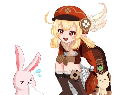 アイコン用イラスト描きます 可愛い系の絵柄で女の子を描くのが得意です!! イメージ2