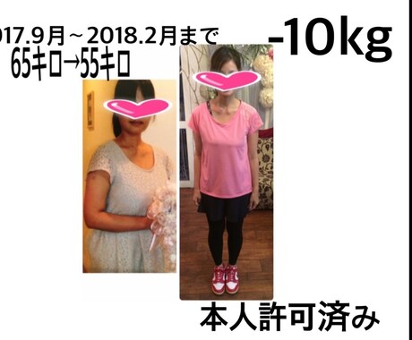 10キロ痩せのお手伝い、楽ちんダイエット教えます 楽ちん、楽しいダイエット！苦しいキツイは続きません。 イメージ1