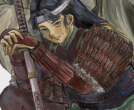 甲冑画をデジタルで精密にお描きします 実績あり/サムネ、装画、挿絵などお届けいたします。 イメージ1