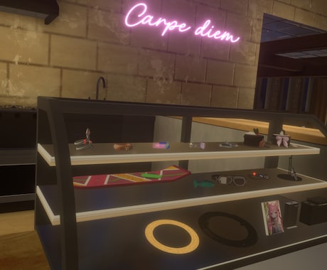 VRChat等で使用可能な3Dモデル作成します メタバースの小道具・大道具、作ります！ イメージ1