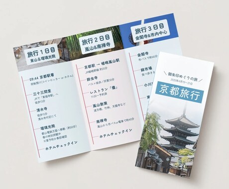思い出に残る旅のしおり作成します 大切な旅をしおりにしませんか？ イメージ2